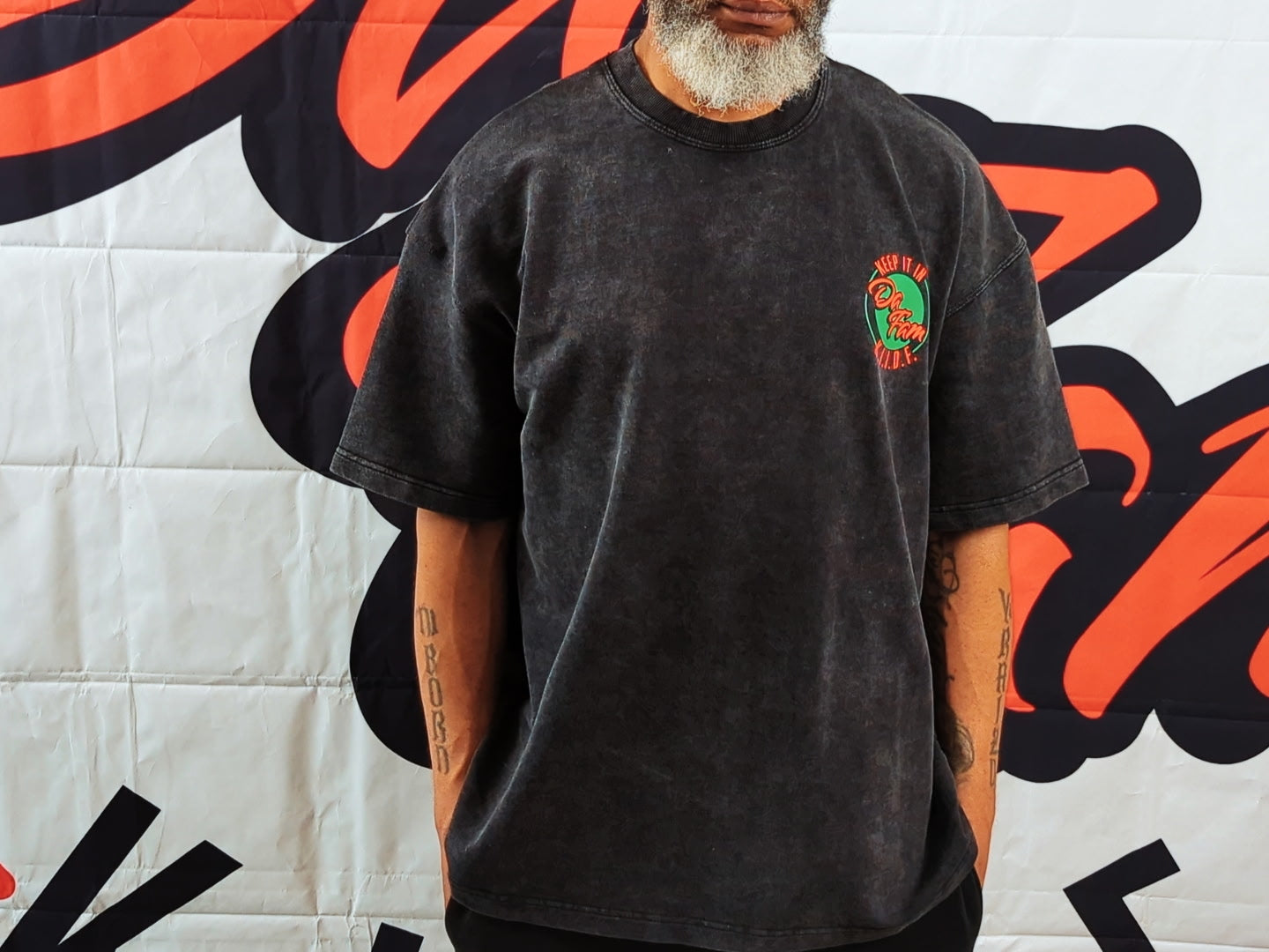 ACID WASHED BHM T-shirt