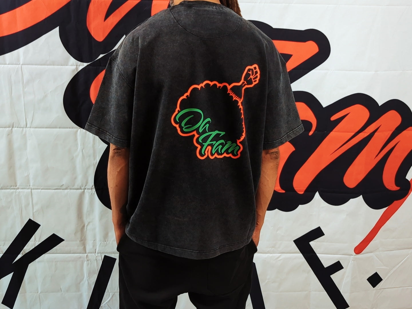 ACID WASHED BHM T-shirt